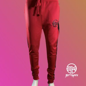 Red Black BM Sweat Pants